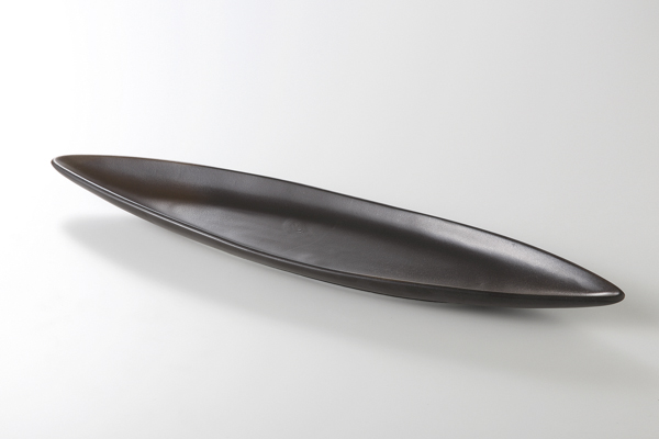 備前風 リーフディッシュ38cm