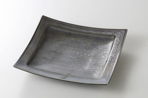 虹彩千段 角皿(小)