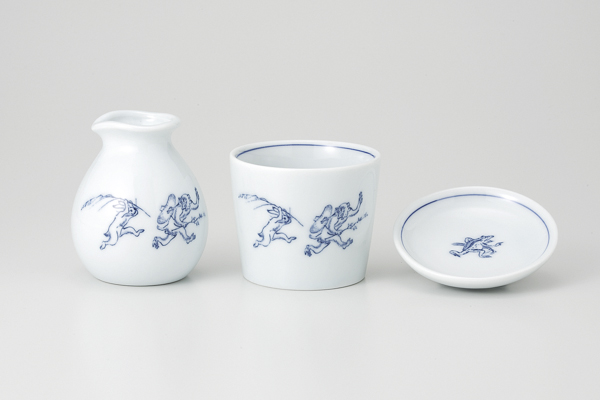 鳥獣戯画 ミニそば徳利