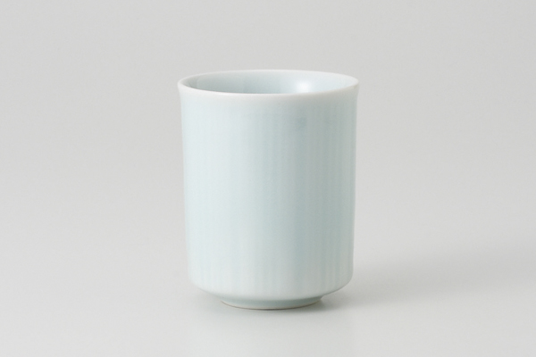 【廃番】青白磁 夫婦湯呑(大)