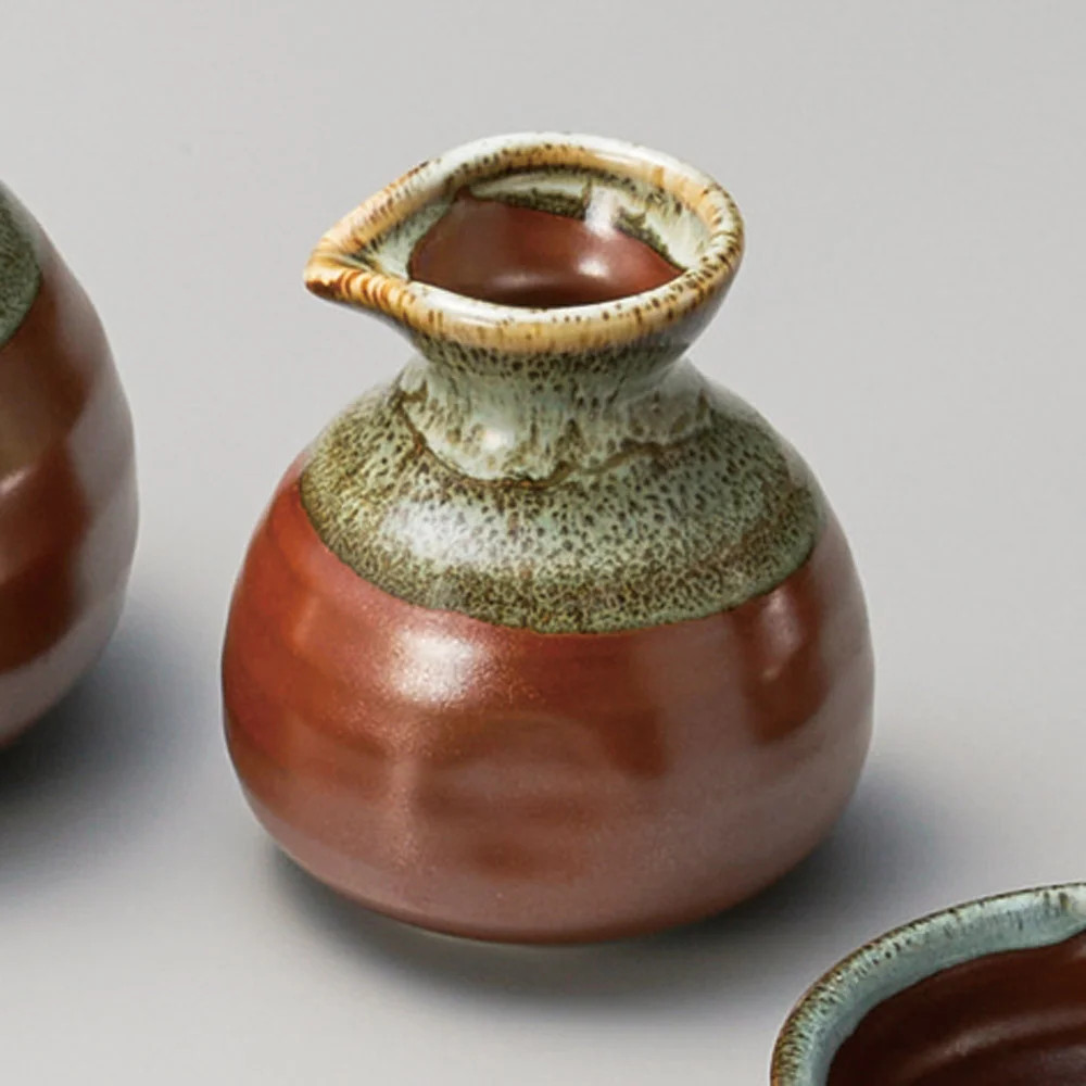 柿釉うのふ流し そば徳利(小)