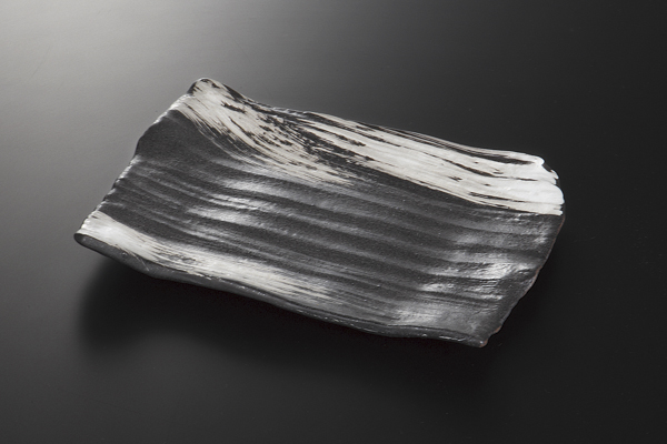 白刷毛 10.0長角皿