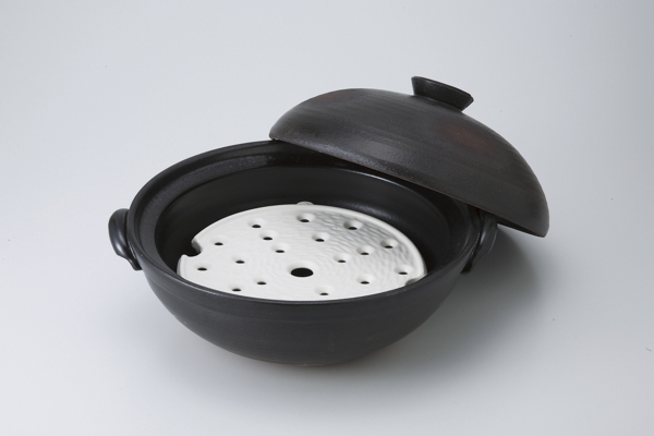 黒 8号蒸し鍋(サナ付)