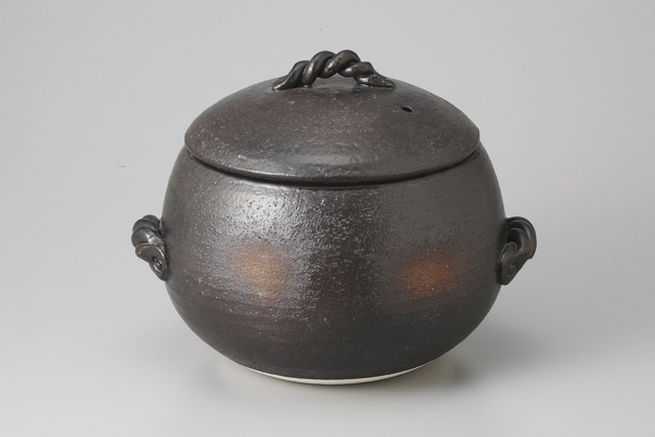 黒 3合栗型ご飯鍋