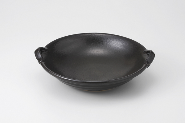 【廃番】黒釉 盛付陶板