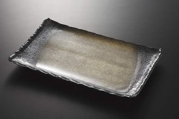 櫛目(手造) 長角皿