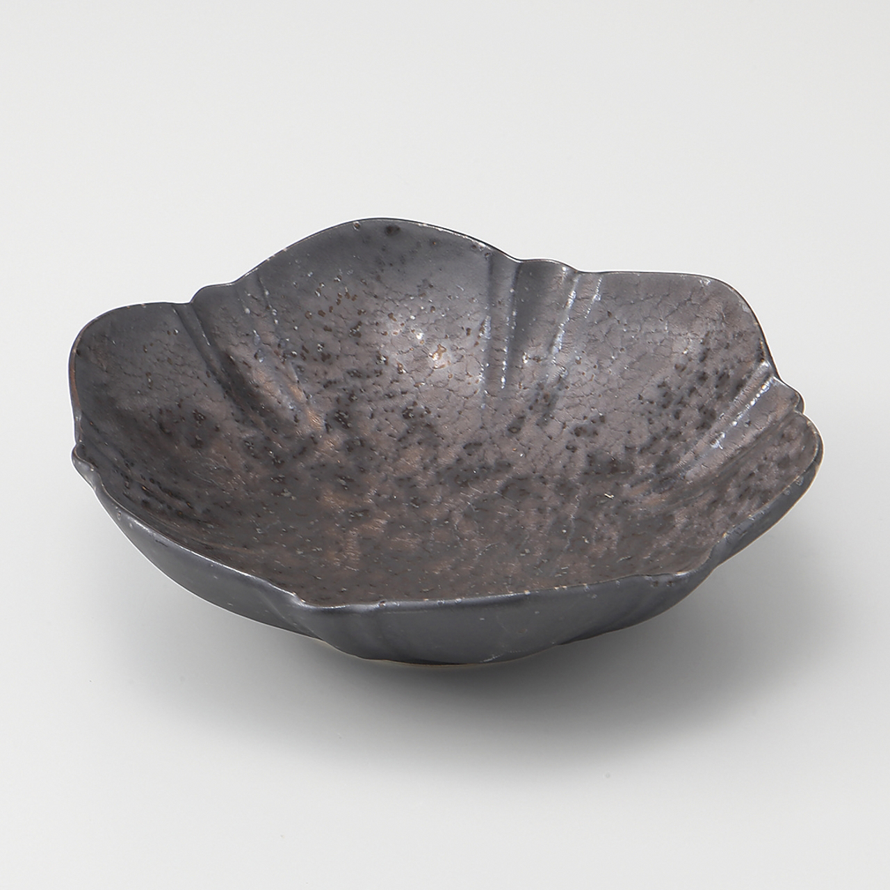 金結晶 花形４寸小鉢