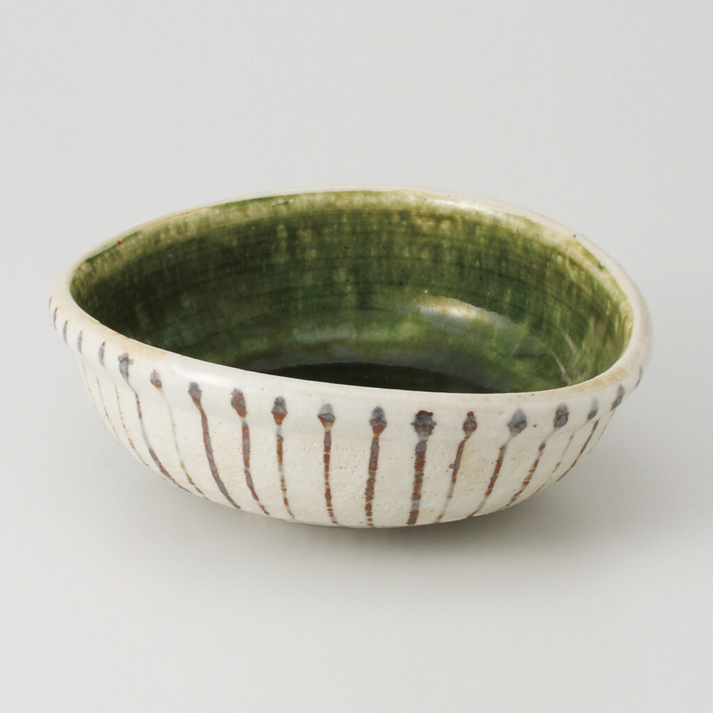 十草内織部 楕円鉢