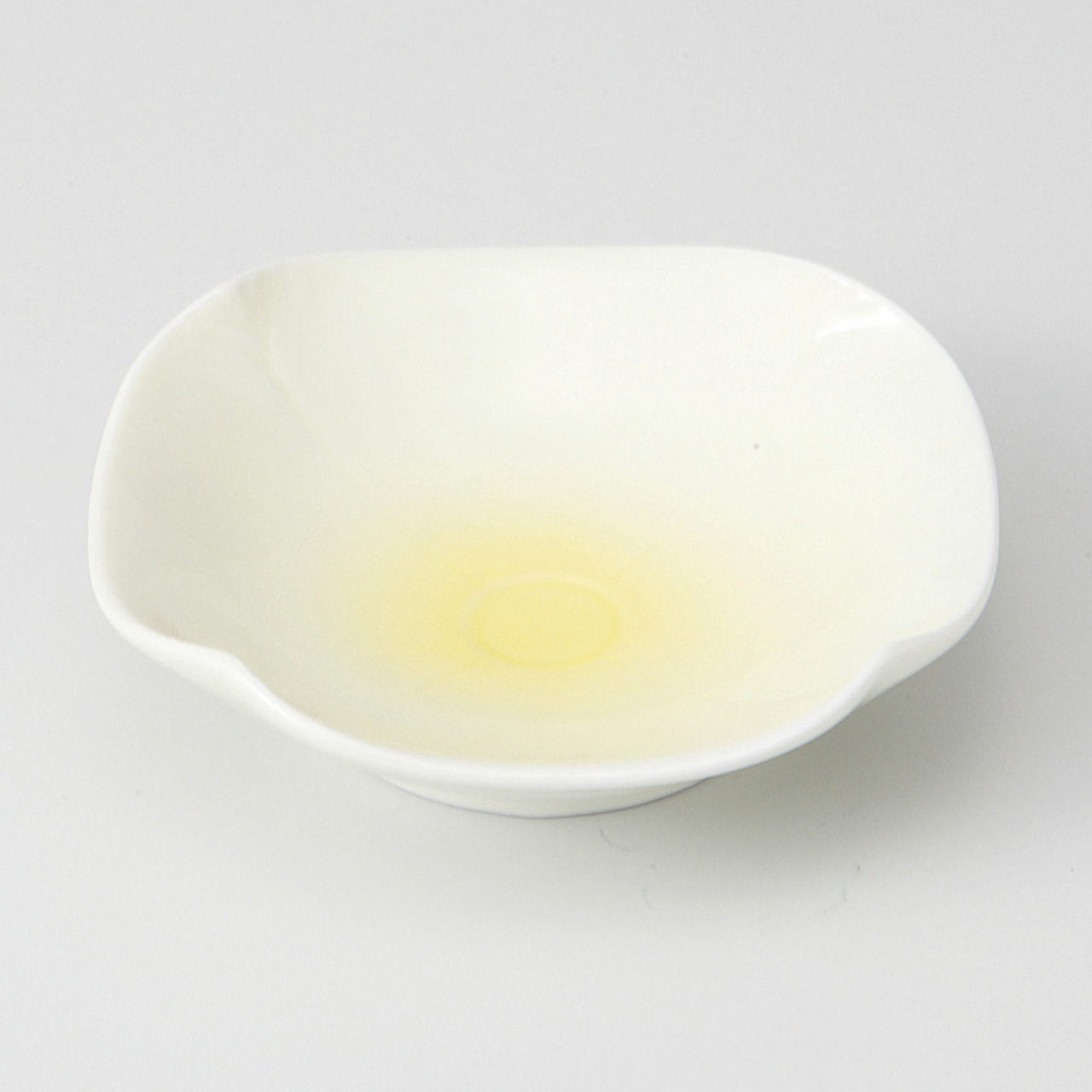黄磁 四方押小鉢