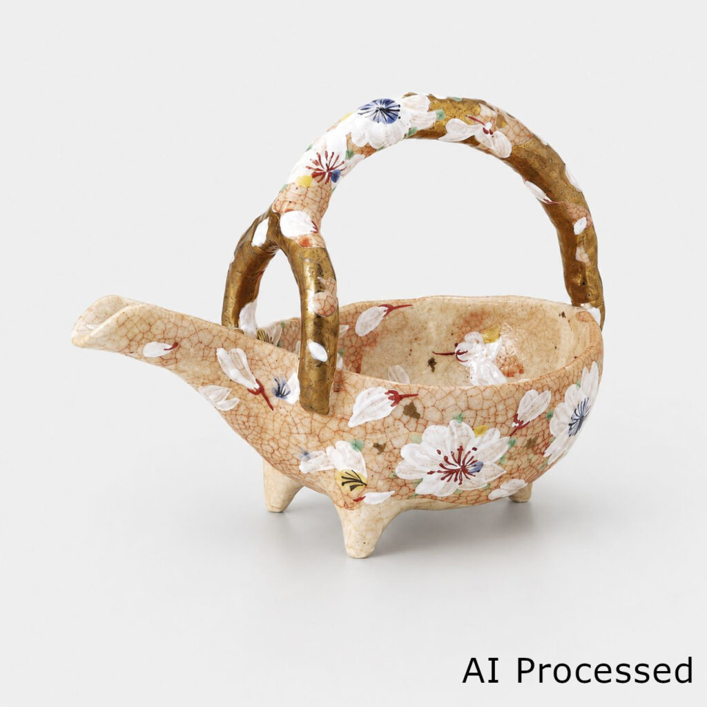 淡墨桜（無鉛） 手付冷酒器