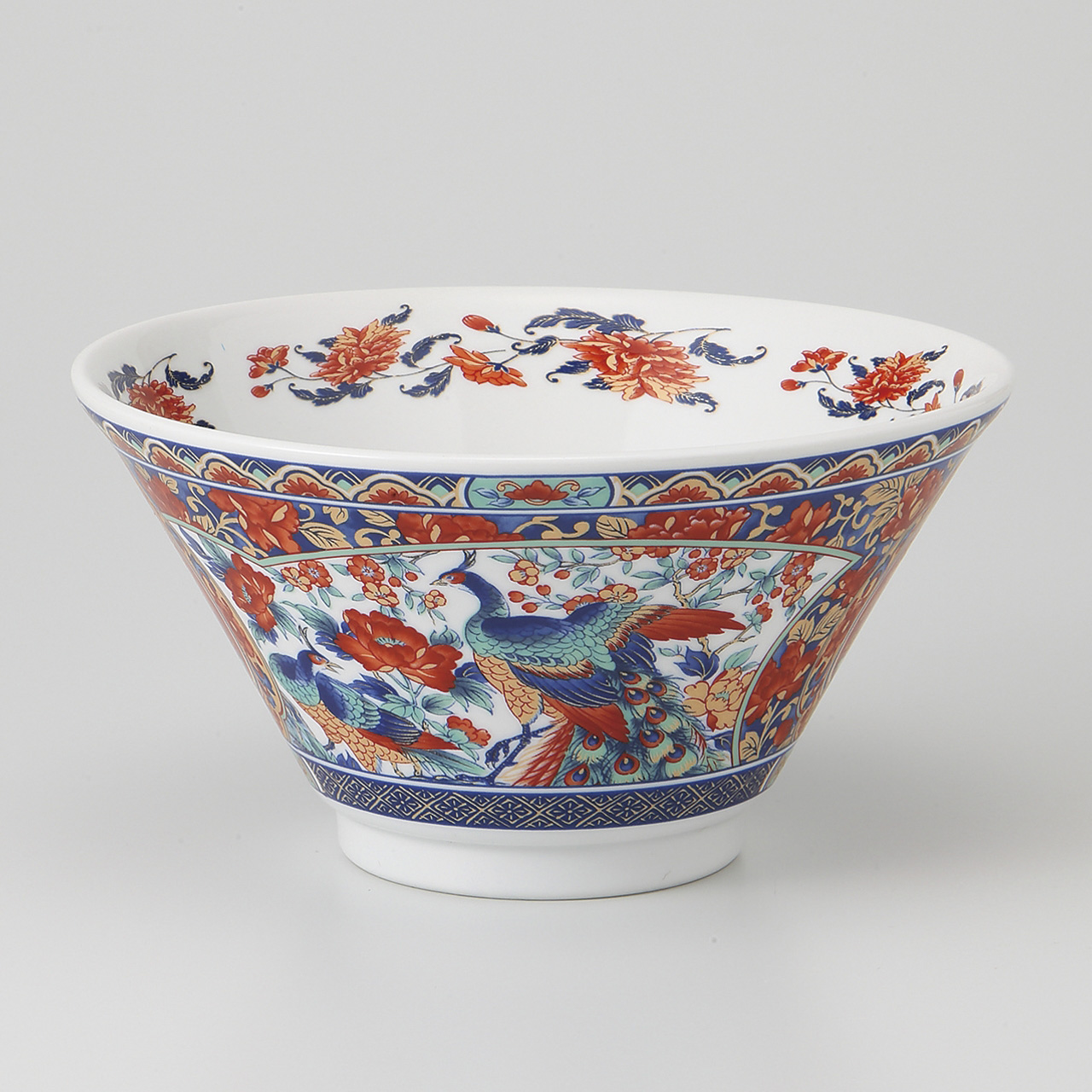 孔雀伊万里 19cm深丼
