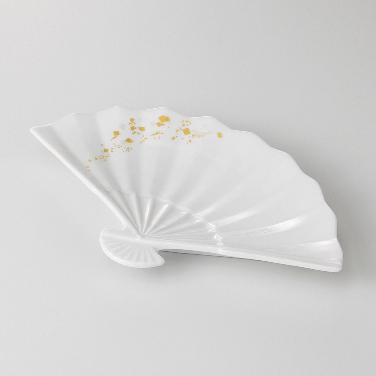 金彩 扇皿