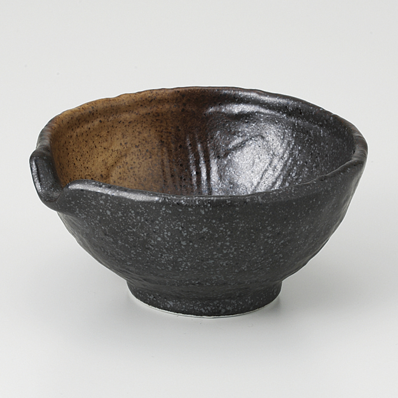 金茶吹き 片口小付