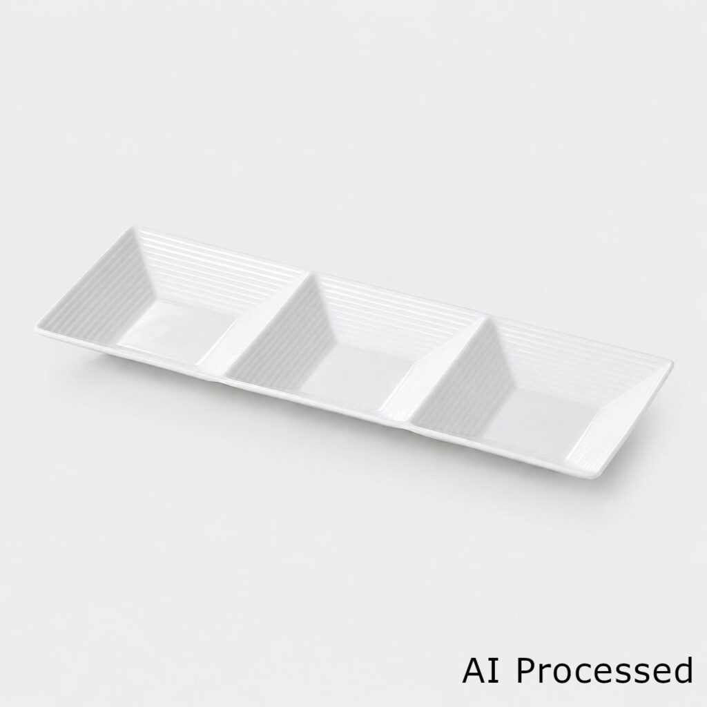 千段 3スパイスプレート白