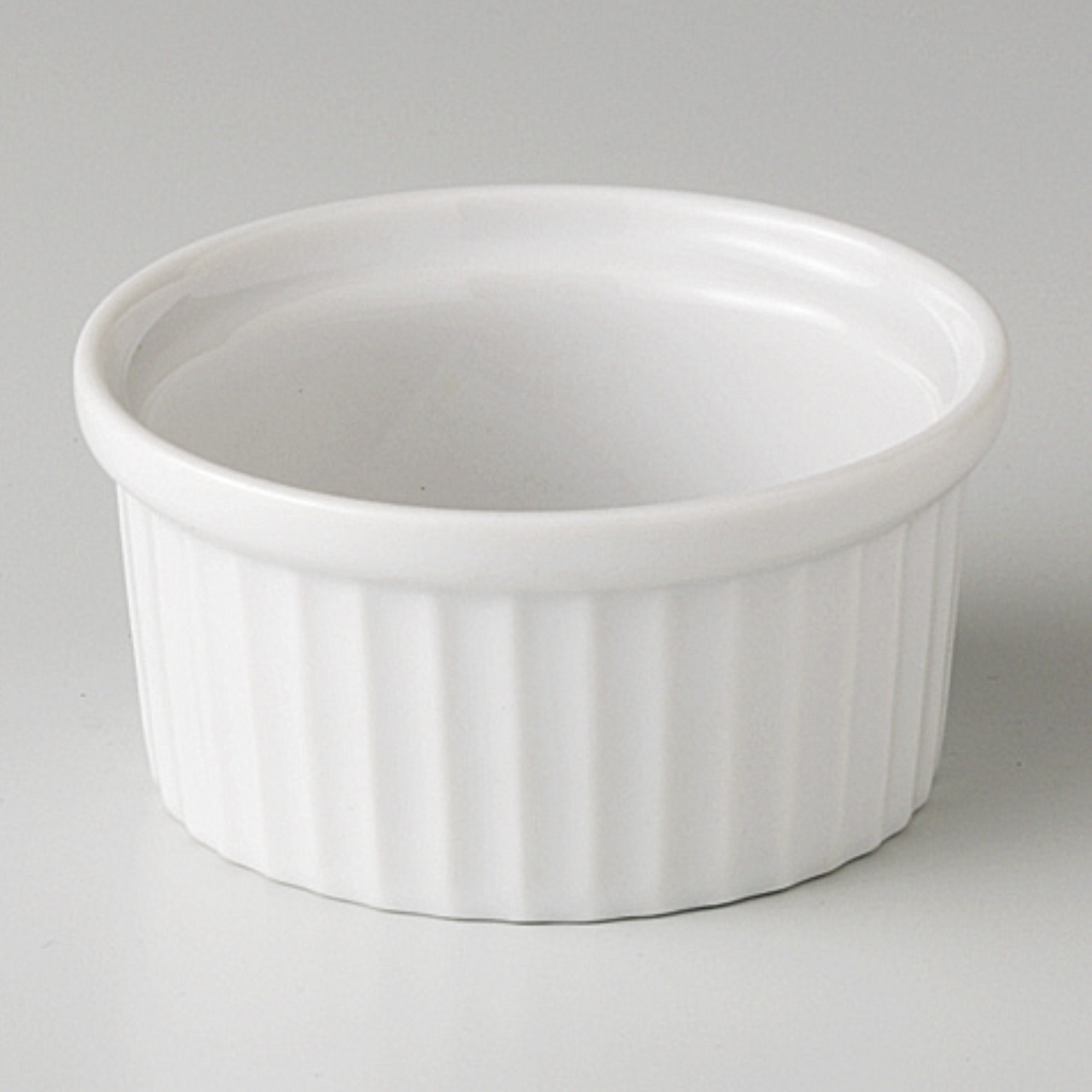ベイキング食器 白スフレ3″