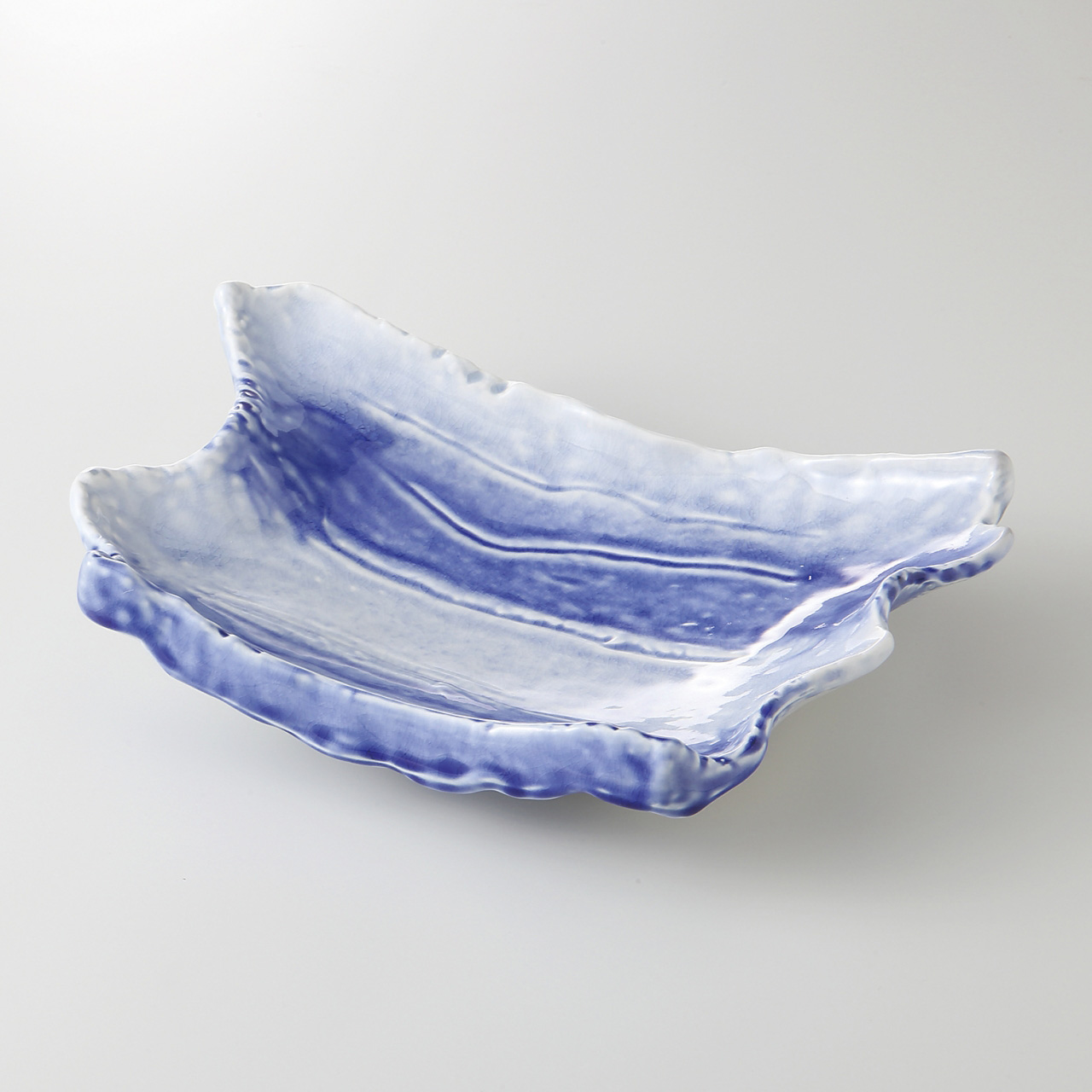 藍流し チギリ皿