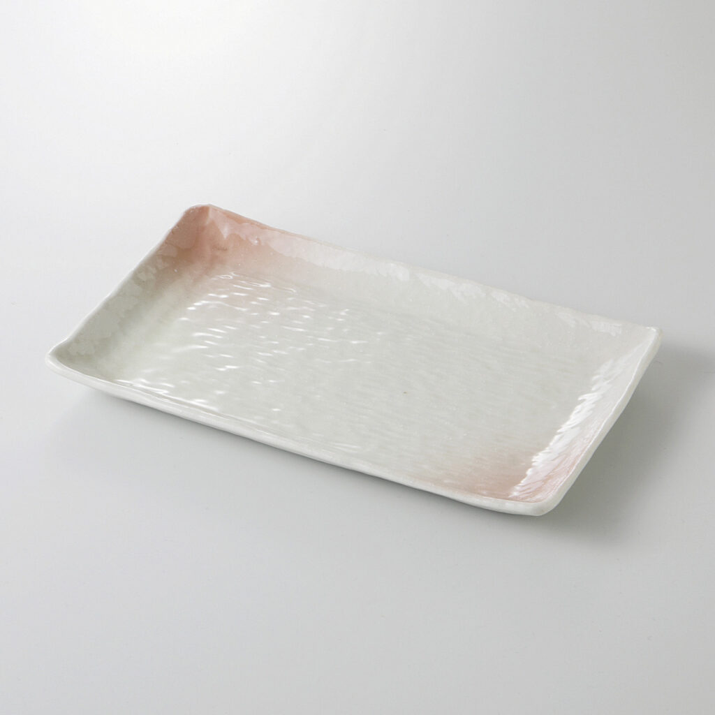 桜吹雪 焼物皿