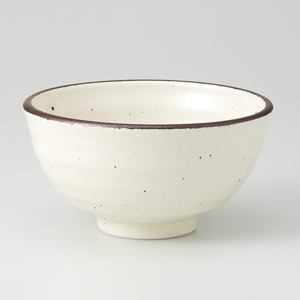 白ハンテン 茶碗