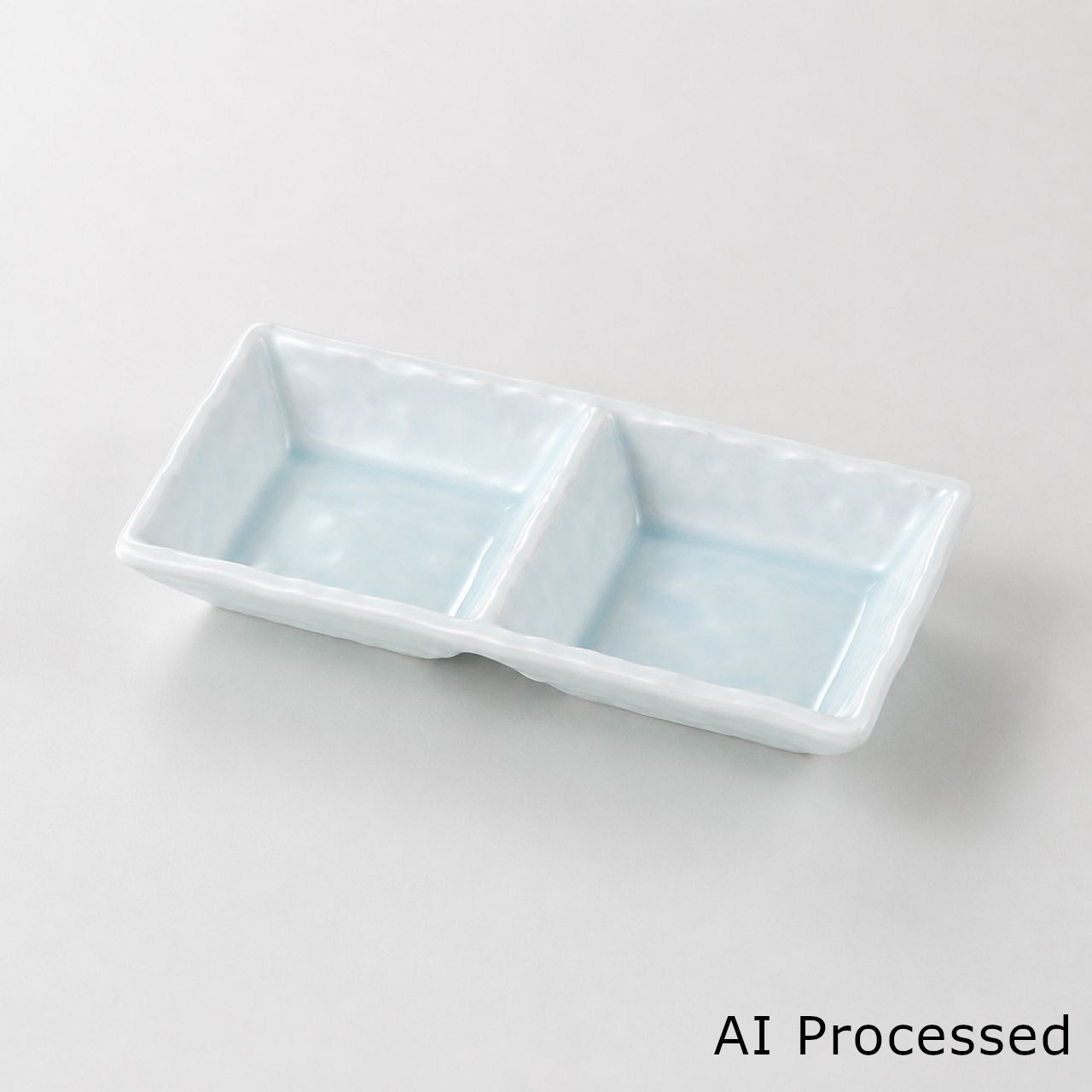 青白磁 二品皿
