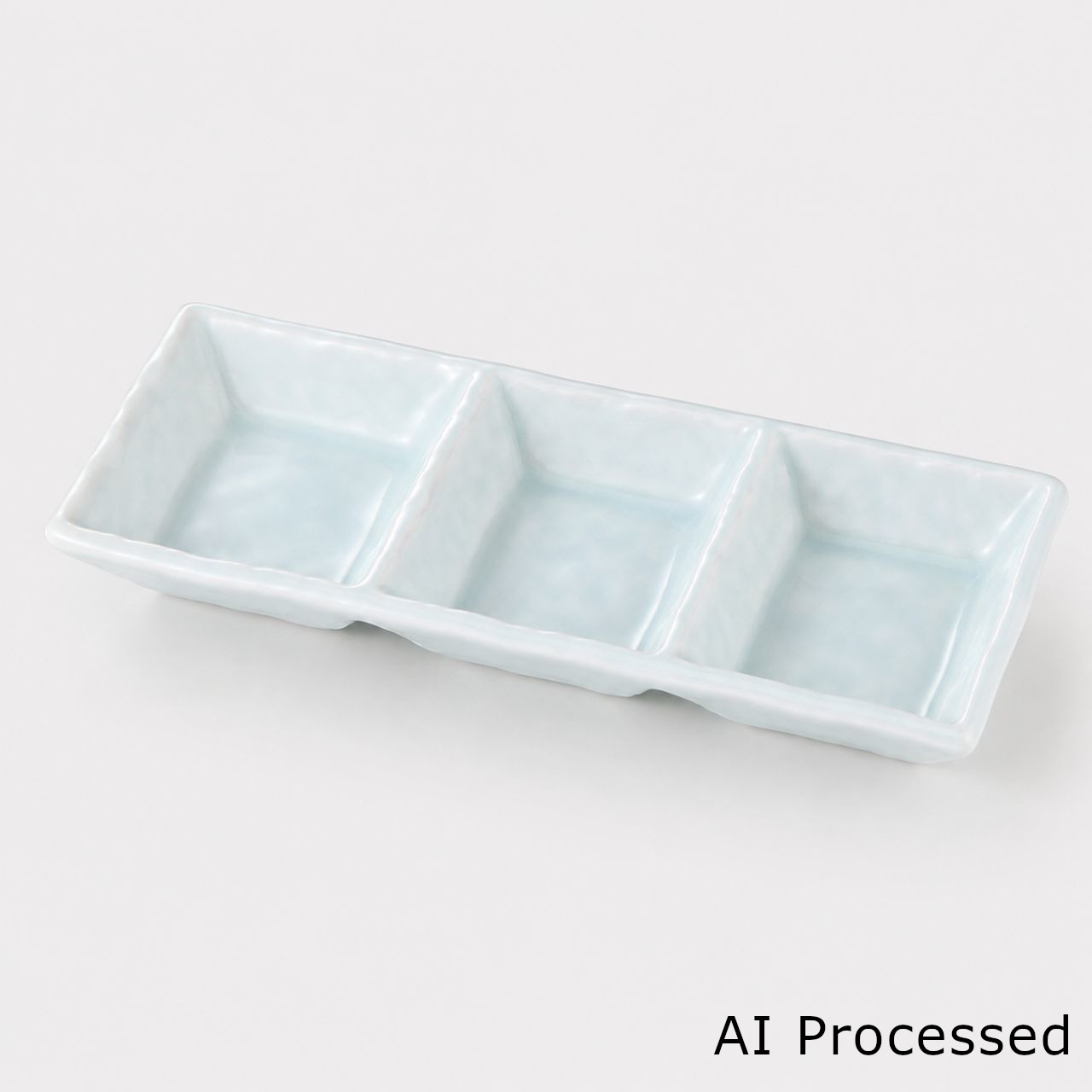 青白磁 三品皿