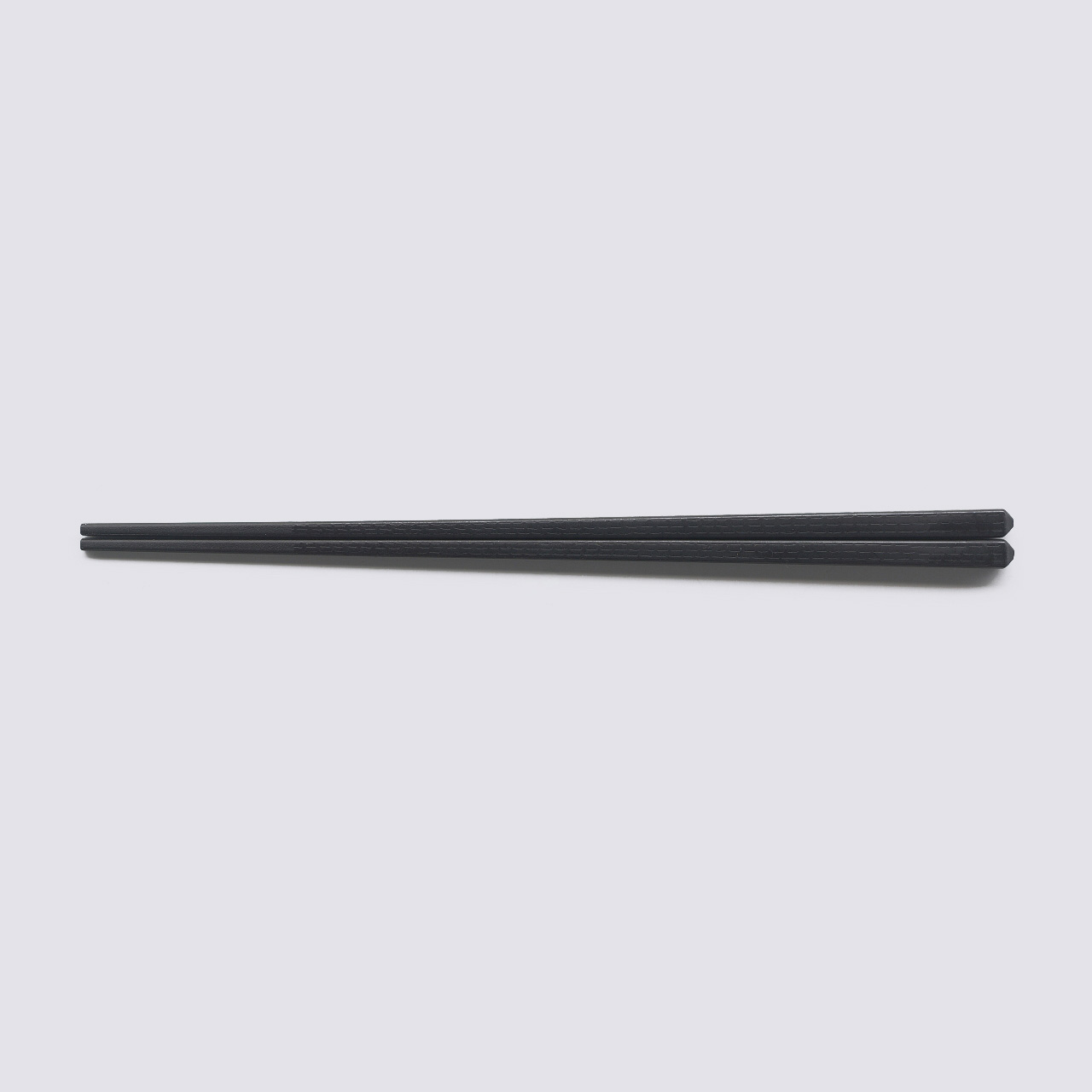 えびす四角箸21．8cm 黒OM（出荷ロット500）
