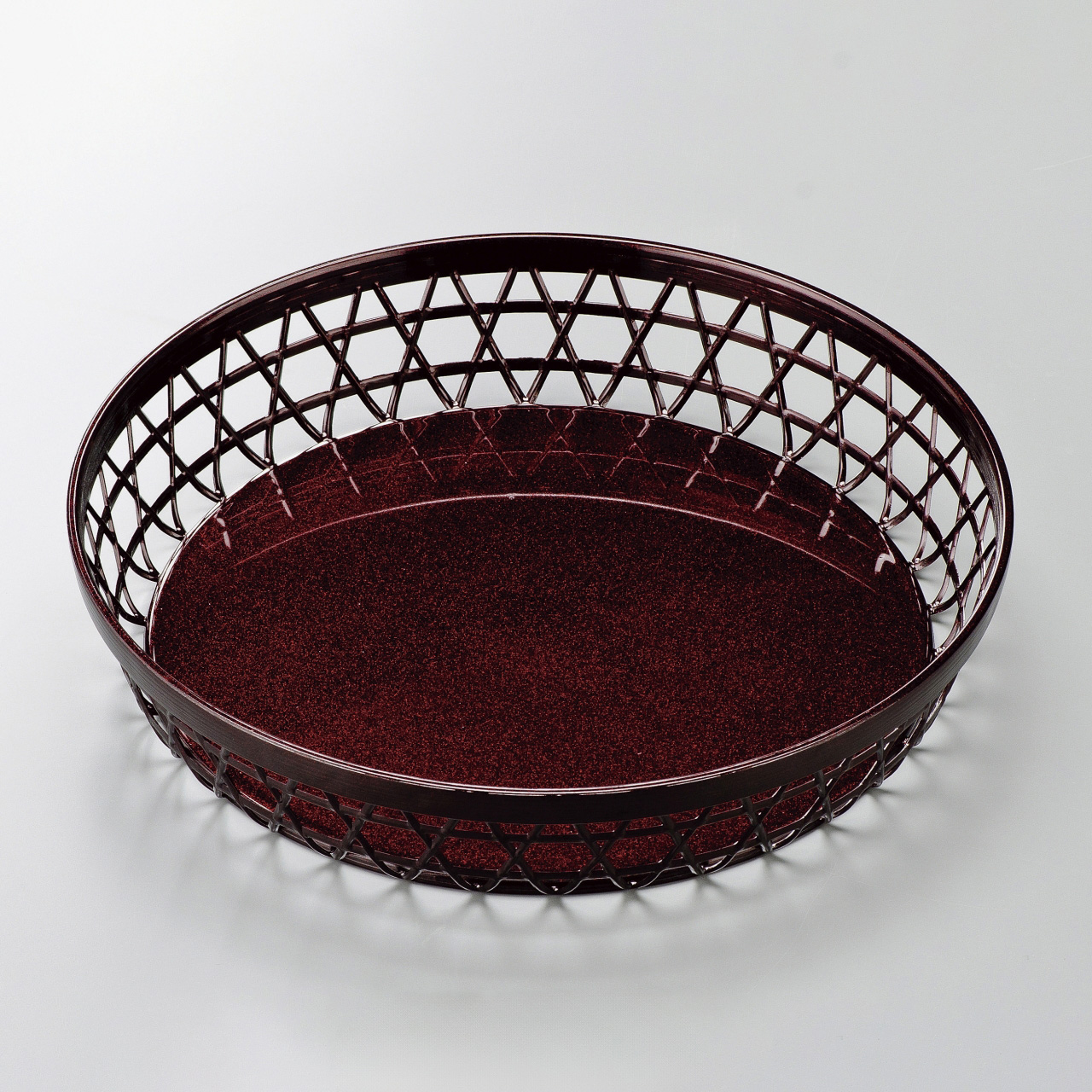 ABS竹丸かご溜パール 20．5cm