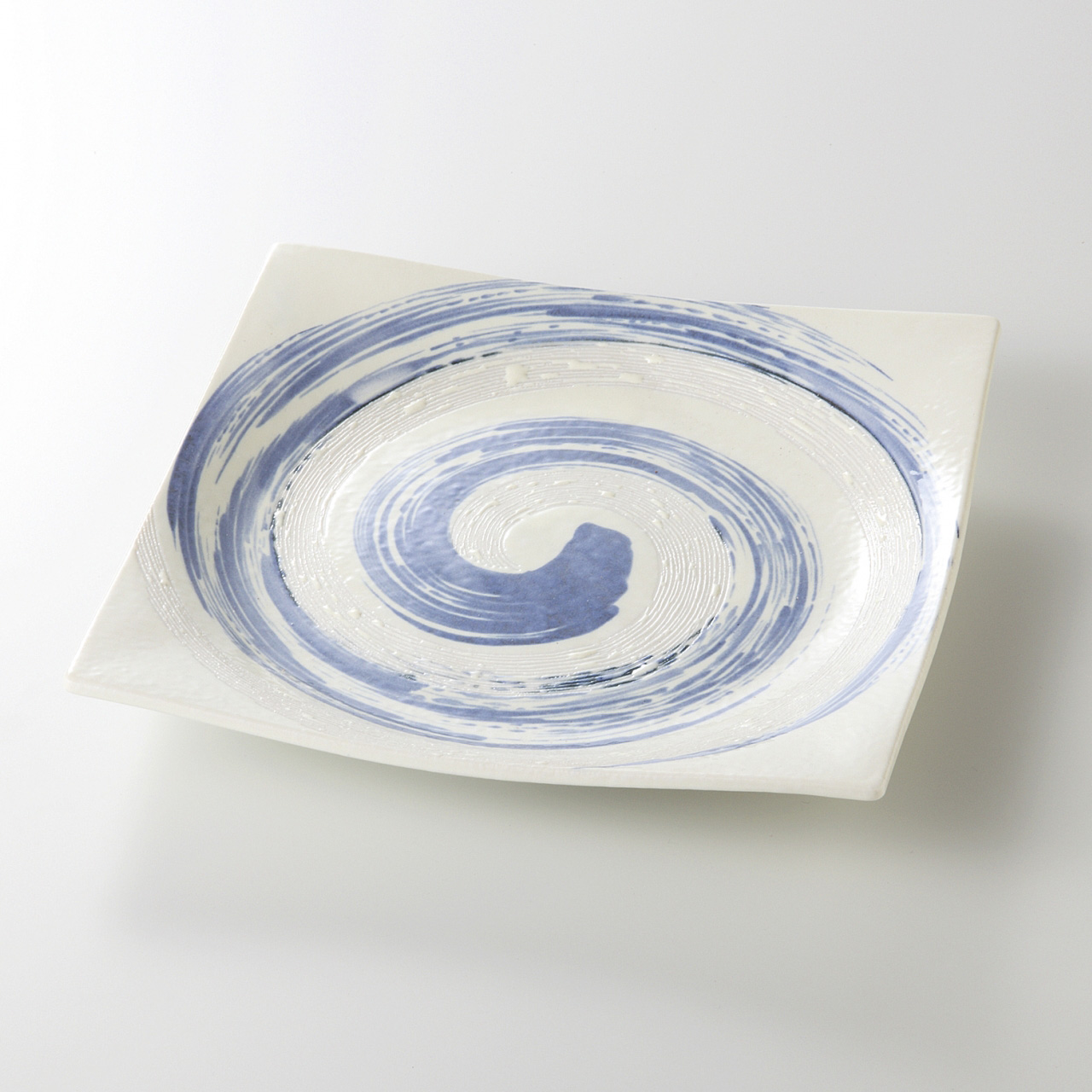 粉引青流 正角5．5皿