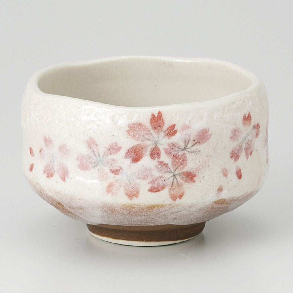 赤彩 ミニ抹茶碗