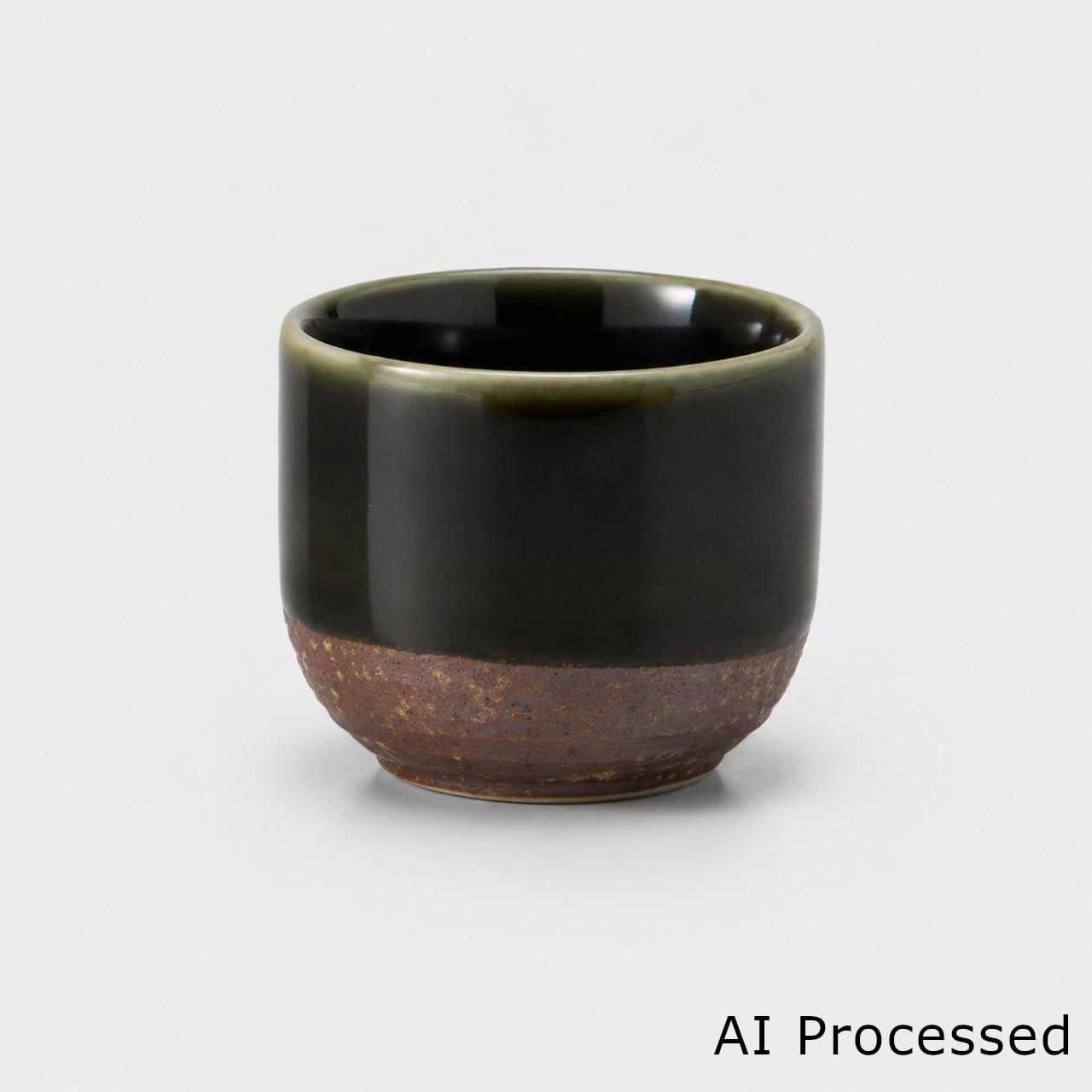 腰茶織部 ぐい呑み