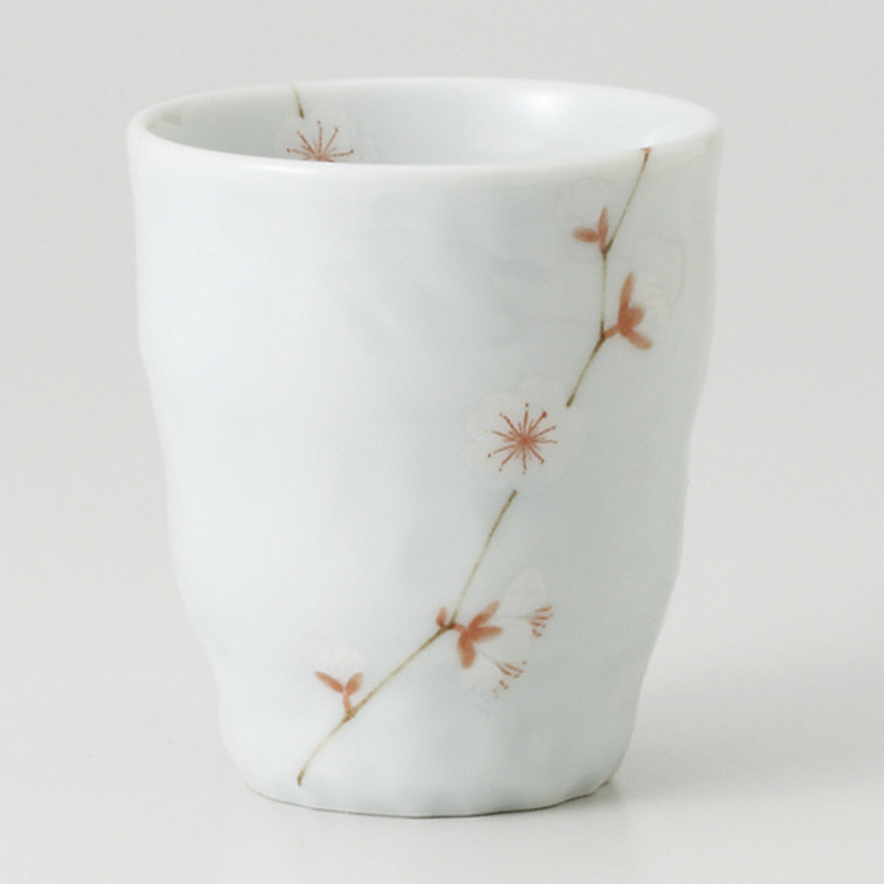 青磁和花 コップ