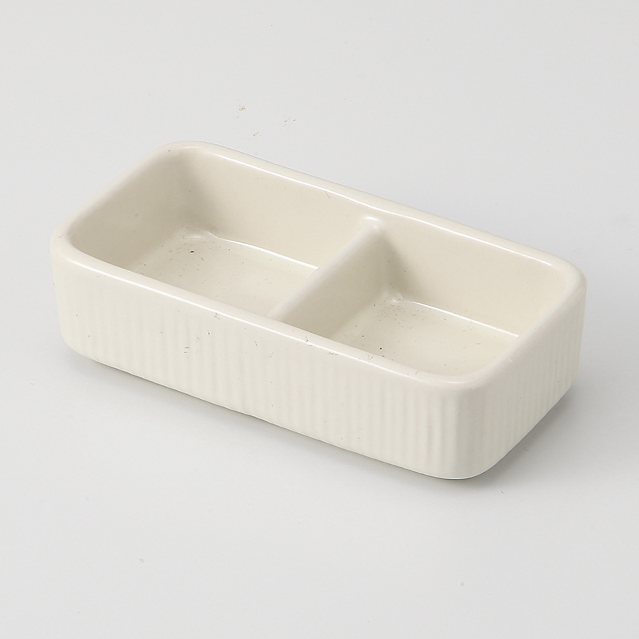 粉引 二品盛