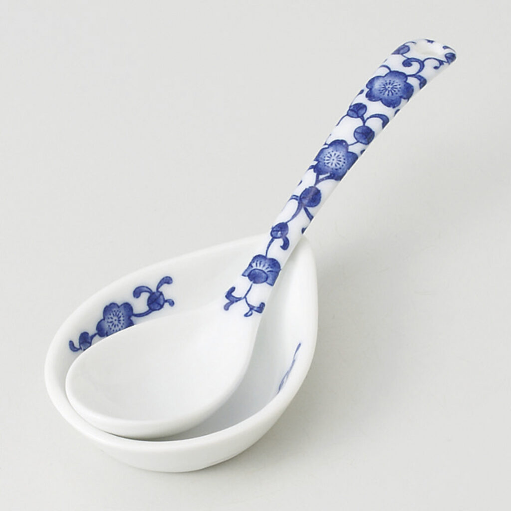 花唐草 受台（紺）