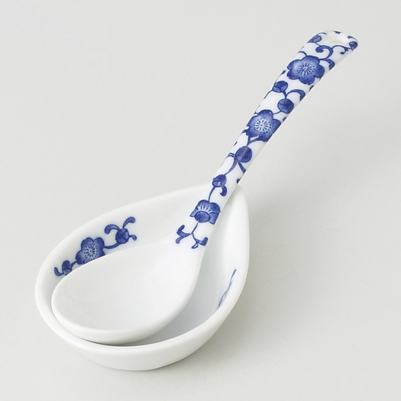 花唐草 受台（紺）