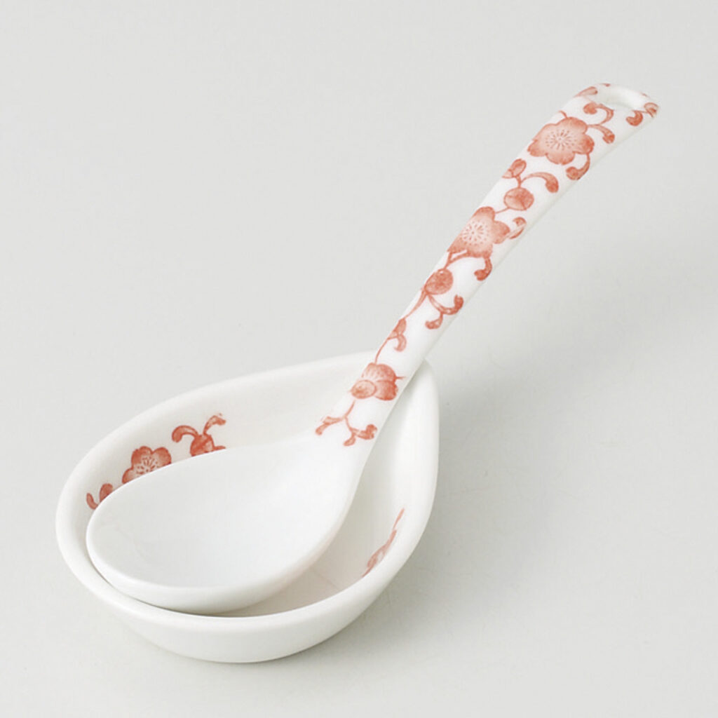 花唐草 スプーン（桃）
