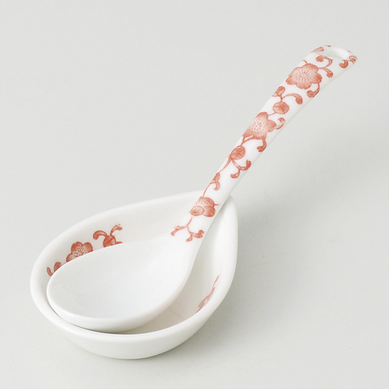 花唐草 スプーン（桃）