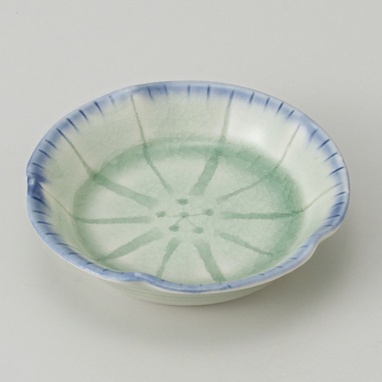 御深井朝顔 小皿