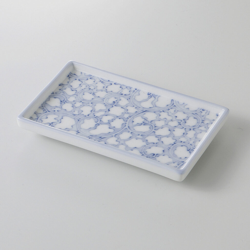 タコ唐草 のり皿