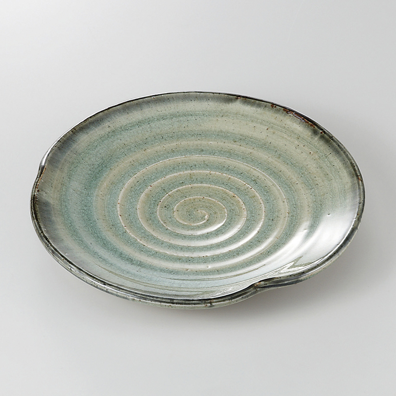 灰釉 6.0丸皿