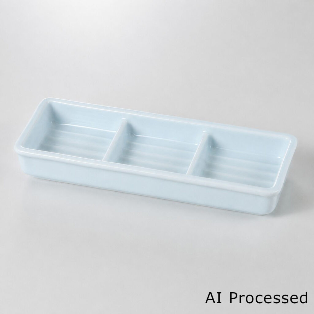 青白磁 三品皿