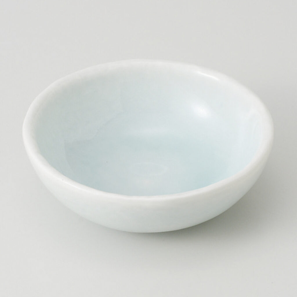 青白磁 丸呑水