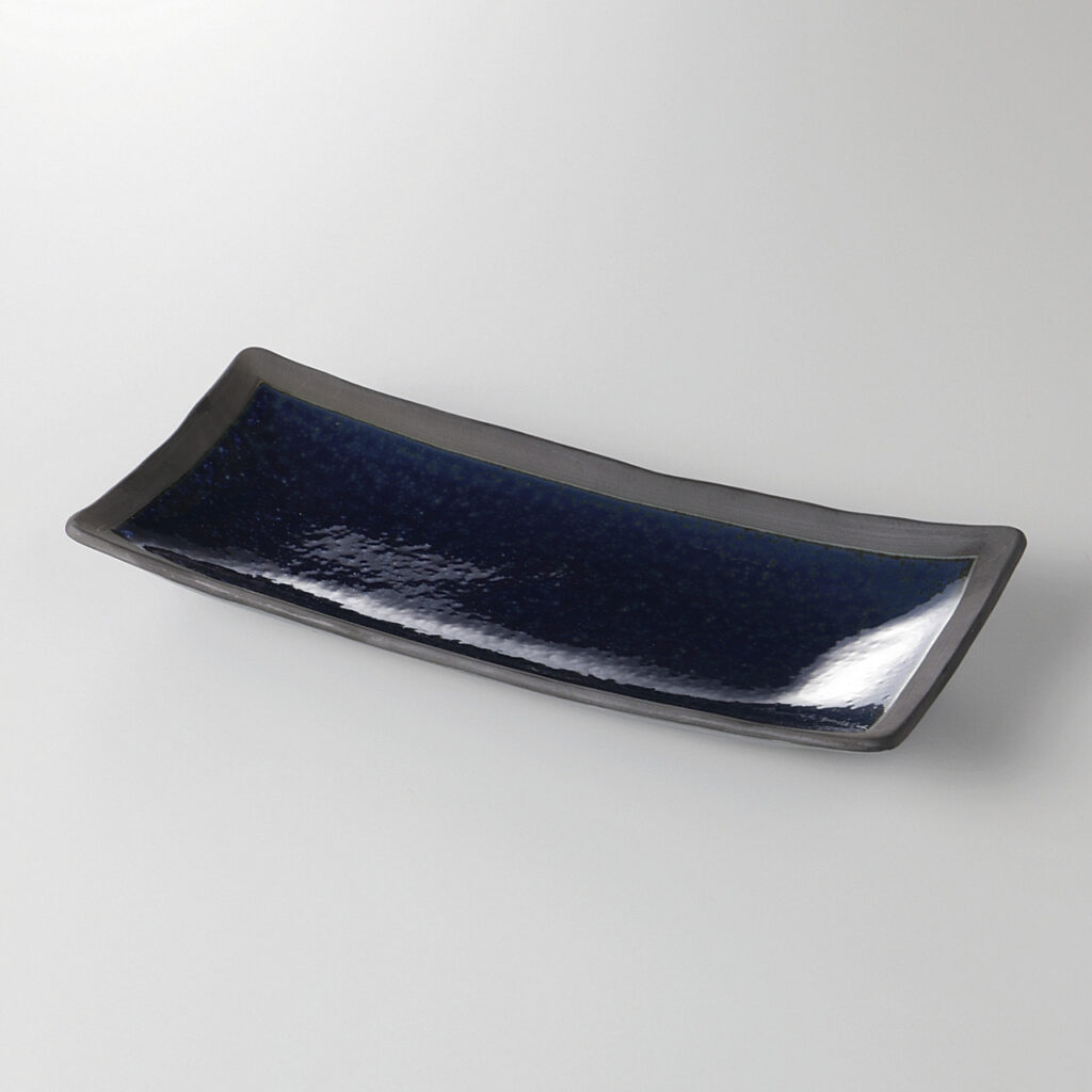 紺結晶 11．0長皿
