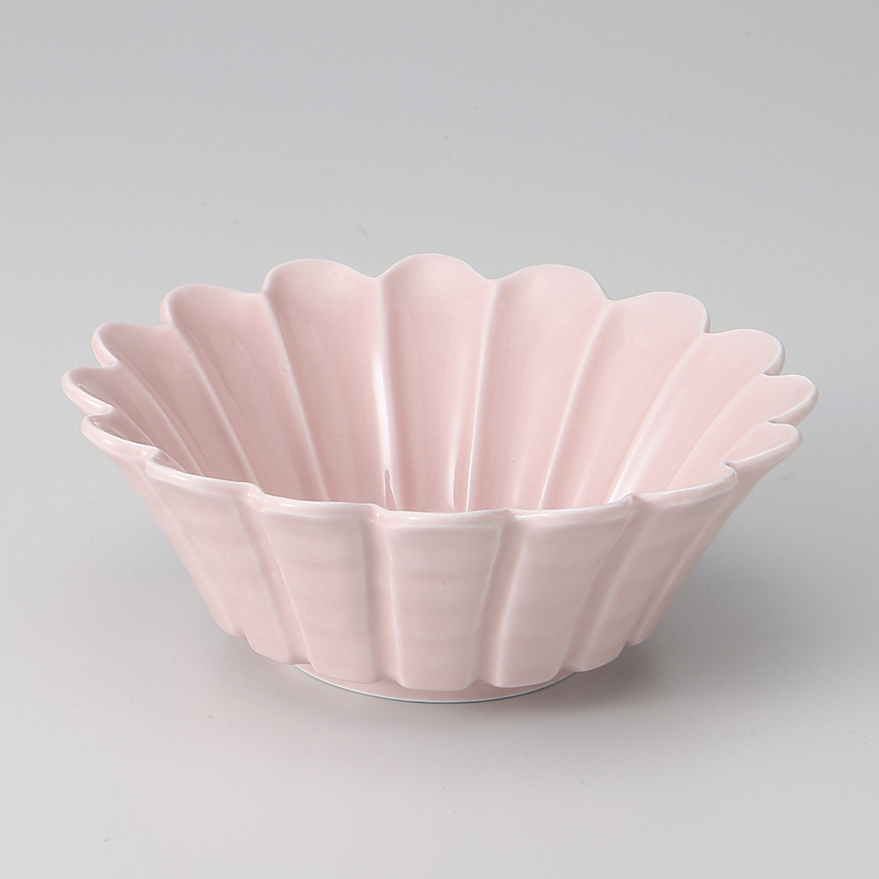 ピンク菊花 4．5反小鉢