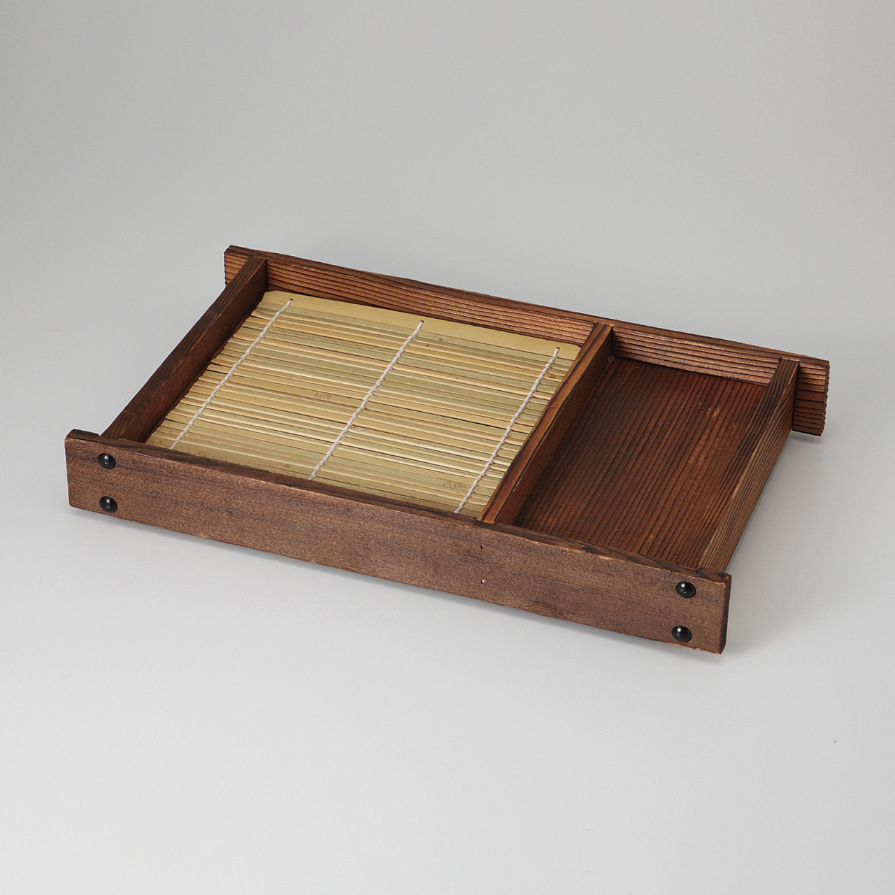 焼杉ザルそば器（大） （ミス付）