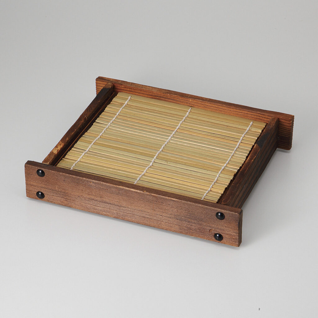 焼杉ザルそば器（小） （ミス付）