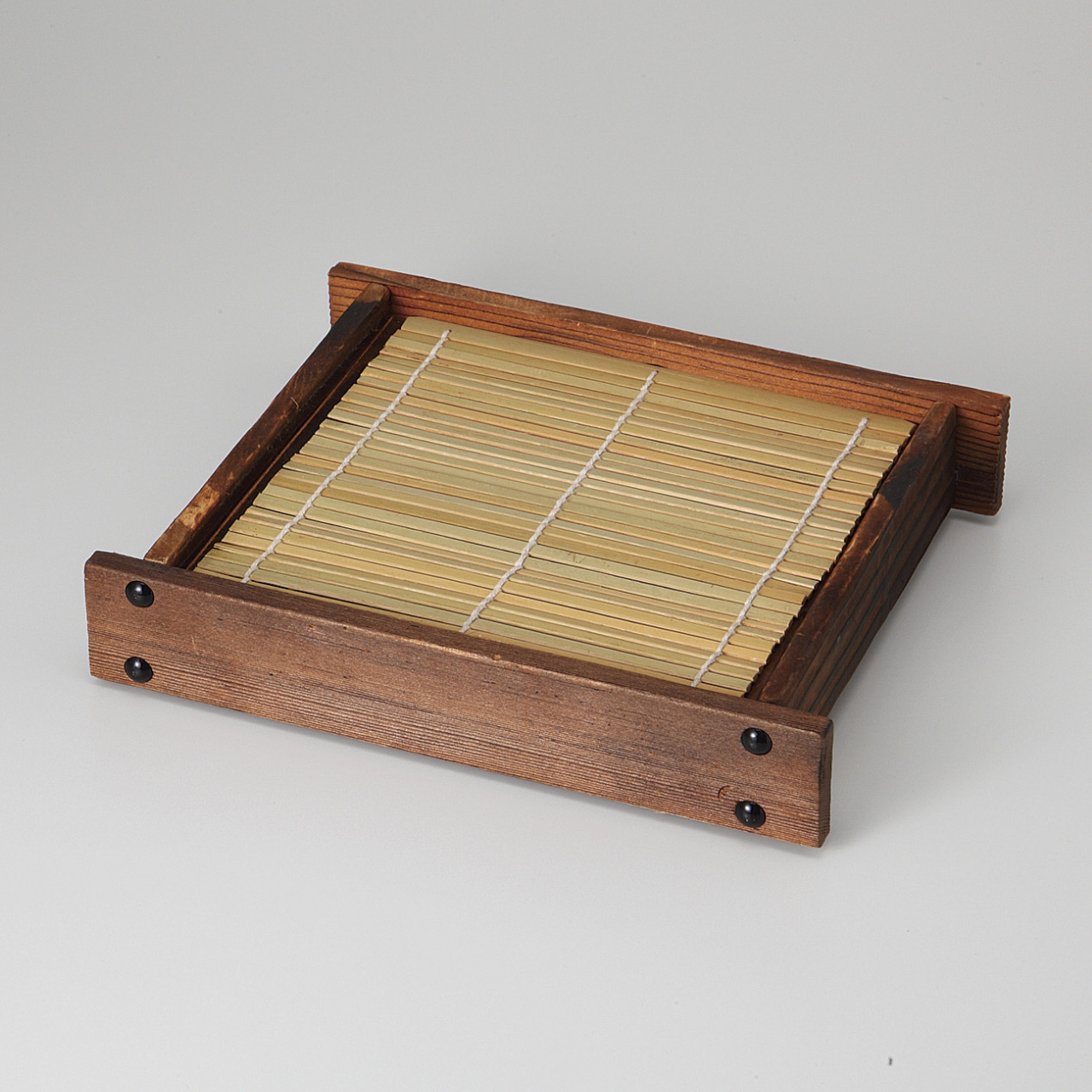 焼杉ザルそば器（小） （ミス付）