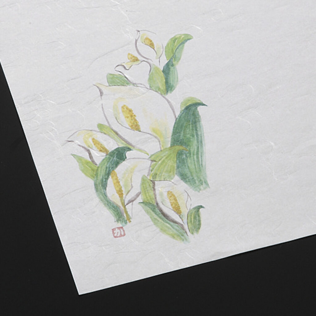 和紙敷紙100枚入 ⑤水芭蕉（6～8月）
