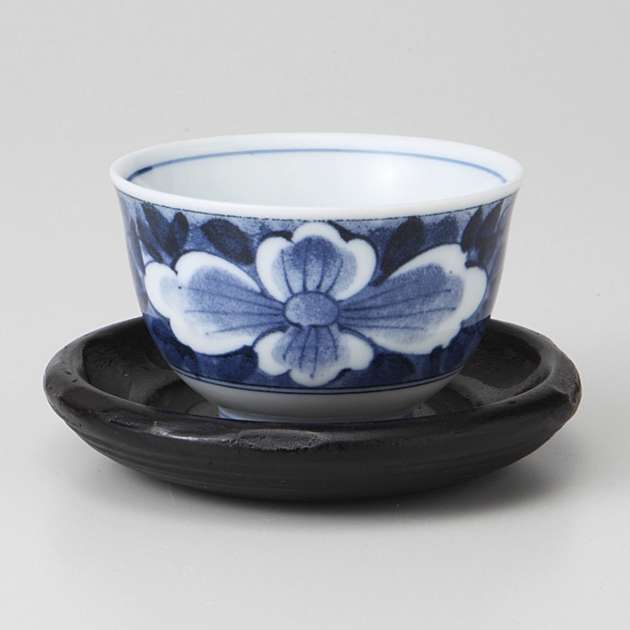 （木）乱彫茶托（小）