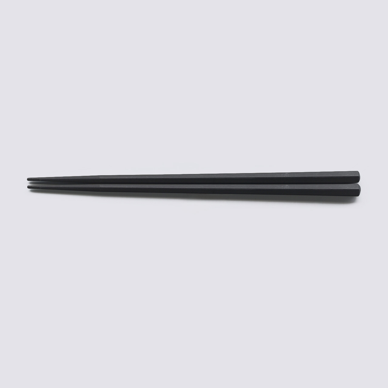 筋目五角箸 22．5cm黒OM