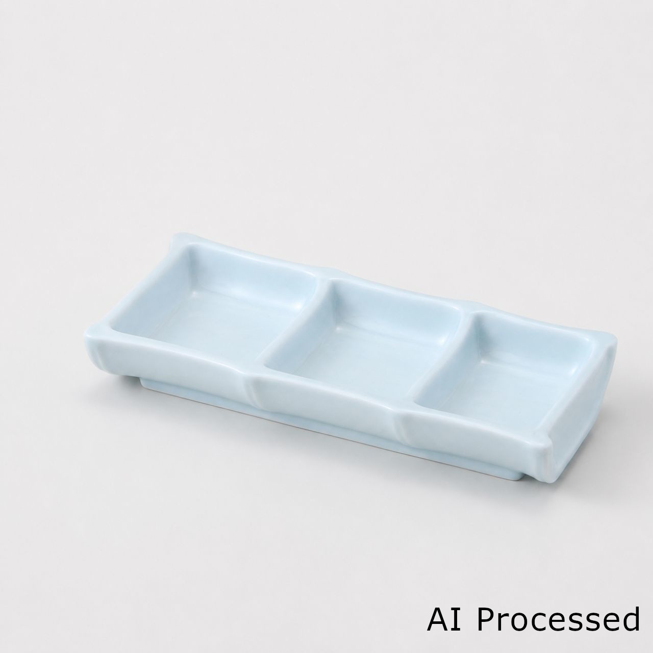 青白磁 三品皿