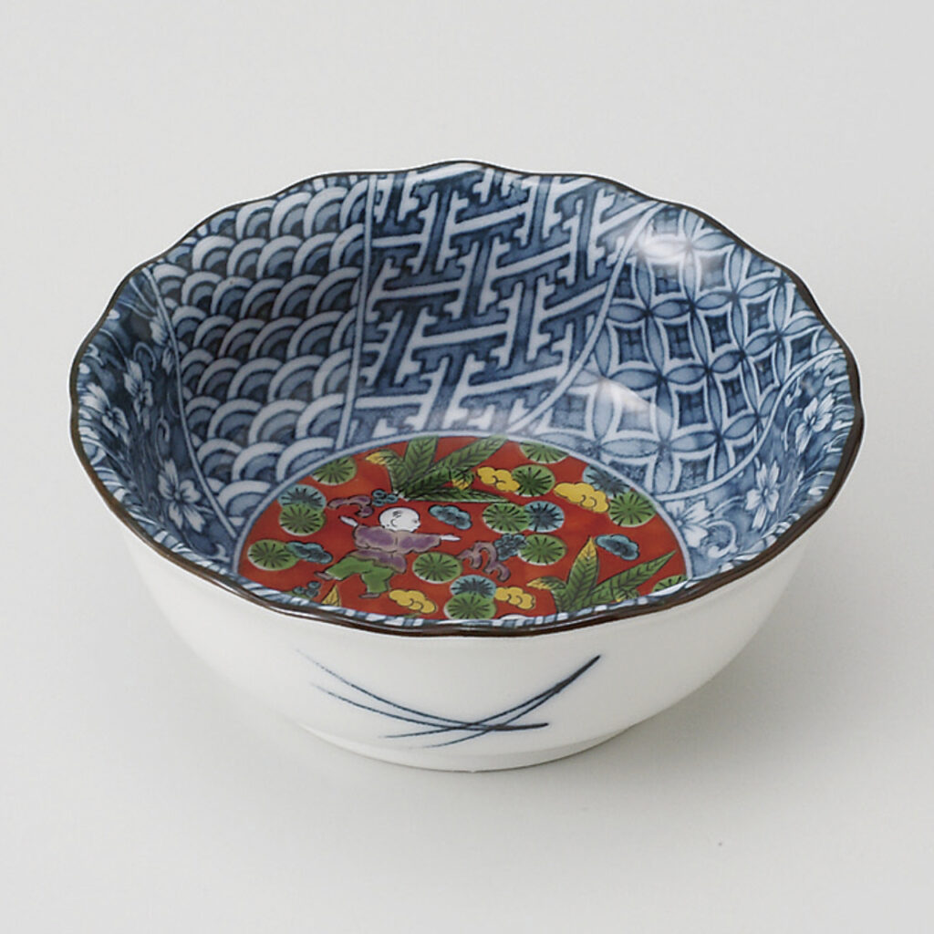 祥瑞唐子 京型3．0小付